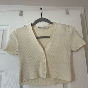 Zara ribbed crop top